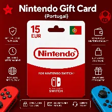 Nintendo Gift Card (Португалия) 15–75 EUR | Код пополнения Nintendo