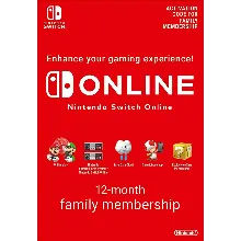 Nintendo Switch Online Семейная Подписка 12 МЕС (EU)