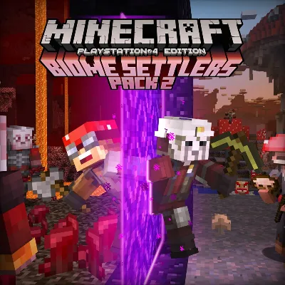 Minecraft Набор скинов поселенцев биома 2 PS4 ПСН - irongamers.ru