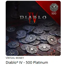 Diablo IV: 500-18500 Платины PS4/PS5 TR