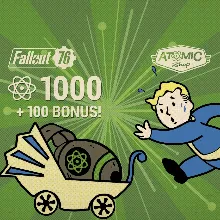 Fallout 76: 1000 атомов (+100 бесплатно) ПСН