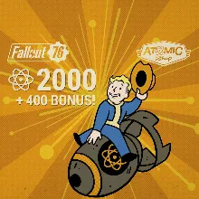 Fallout 76: 2000 атомов (+400 бесплатно) ПСН