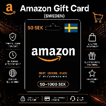 Amazon Gift Card (Швеция) 50–1000 SEK | Код пополнения Amazon