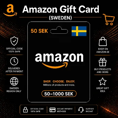 Amazon Gift Card (Швеция) 50–1000 SEK | Код пополнения Amazon - irongamers.ru