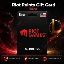 Riot Points Gift Card (США) 5–100 USD | Код пополнения