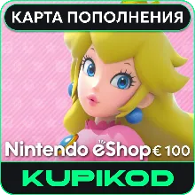 Карта код пополнения Nintendo eShop 100 евро
