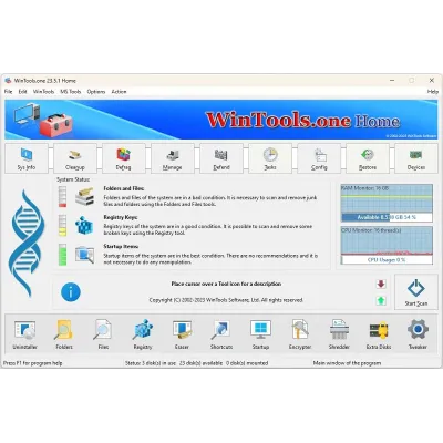 WinTools.one Home - irongamers.ru