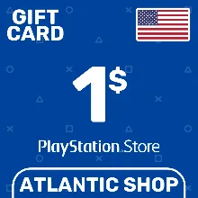 ⭐ Карта Пополнения PSN 1$ (USD) США