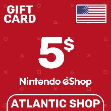 ⭐ Nintendo eShop 5$ (USD) США
