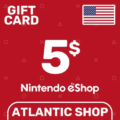 ⭐ Nintendo eShop 5$ (USD) США