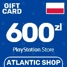 ⭐ Карта Пополнения PSN 600 Злотых (PLN) Польша