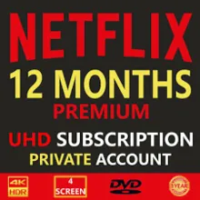 Гарантия Netflix Premium 12 месяца Личный аккаунт