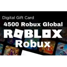 КОД на 4500 ROBUX Roblox Gift Card (все страны)