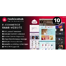 FashionHub SaaS - eCommerce Website Builder