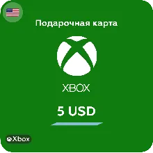 Подарочная карта на 5$ USD Xbox Live (USA) ⭐