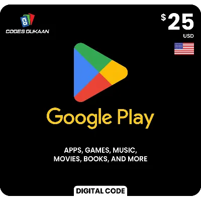 ✅ GOOGLE PLAY GIFT CARD  $25 USD (USA 🇺🇸) 🔥💯 - irongamers.ru