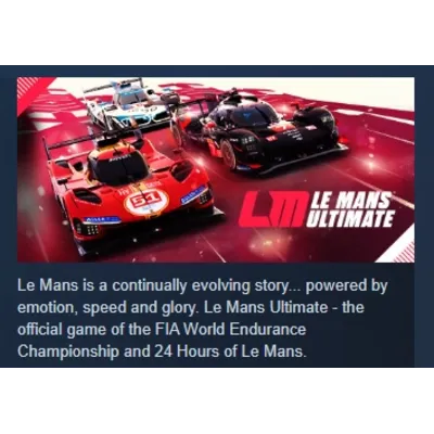 Le Mans Ultimate АВТОДОСТАВКА STEAM GLOBAL МГНОВЕННО ЛИЦЕНЗИЯ - irongamers.ru