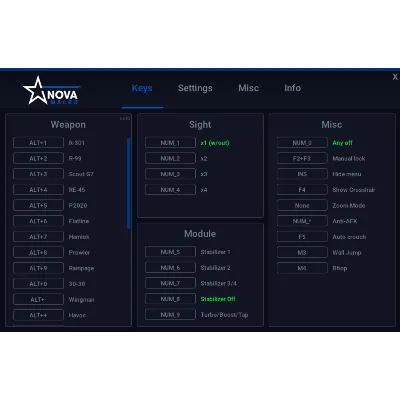 [NovaMacro] Макросы APEX ГЛОБАЛ - irongamers.ru