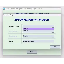 EPSON AdjProg Reset L3118 L3119