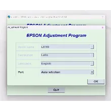 EPSON AdjProg Reset L8160