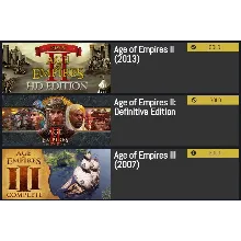 ⭐️ Age of Empires III (2007) + Age of Empires II (2013)