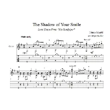 The Shadow of Your Smile (Johny Mandel) guitar cover