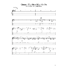 Tabs Kfir Ochaion - Queen - The Show Must Go On
