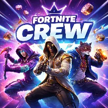FORTNITE CREW 1 MONTH BATTLE PASS+ 1000 V-BUCKS+