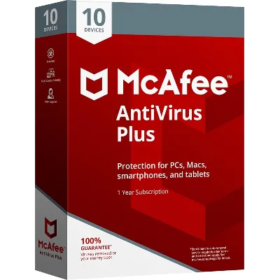 McAfee AntiVirus Plus 2023 (1 Year / 10 Devices) - irongamers.ru