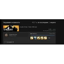 Steam с CS2, 100+ часов. для Faceit, с почтой
