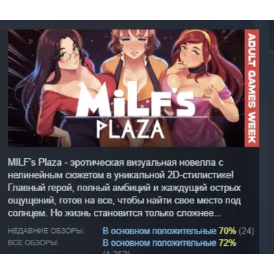 MILF&acute;s Plaza - Beach Episode STEAM GIFT AUTO RU+МИР - irongamers.ru