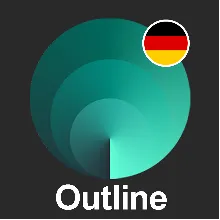 ГЕРМАНИЯ Outline VPN БЕЗЛИМИТ Стабильный ключ 1/6 м