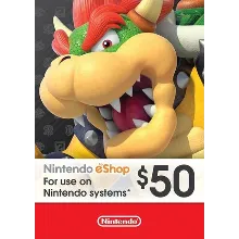 Nintendo eShop Card 50 USD Ключ карта Нинтендо США