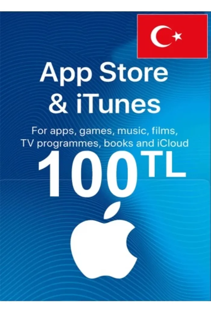 Подарочная карта Apple iTUNE ТУРЦИЯ От 25 до 500 Б
