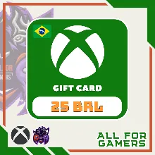 ❎Xbox Live Gift Card 25 BRL BRA (Brazil ONLY) 🇧🇷