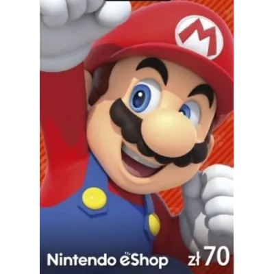 Nintendo eShop Card 70 PLN злотых Key Нинтендо Польша - irongamers.ru