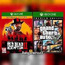 RDR 2 Ultimate + GTA 5 Premium XBOX АККАУНТ