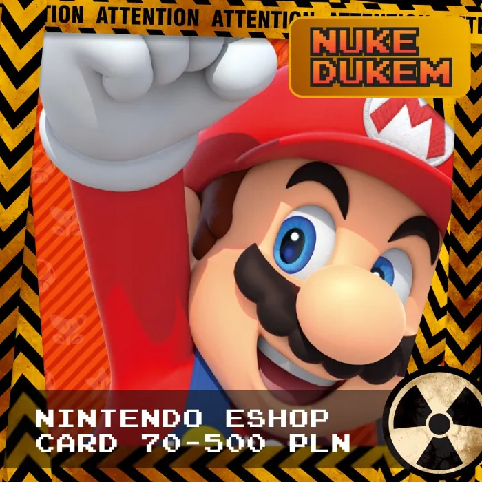ПОЛЬША · Nintendo eShop КАРТА 70-500 PLN · КОД