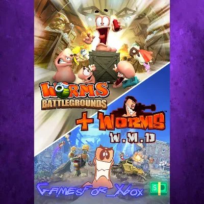 Worms Battlegrounds + Worms W.M.D XBOX - irongamers.ru