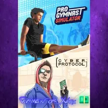 Pro Gymnast Simulator + Cyber Protocol XBOX