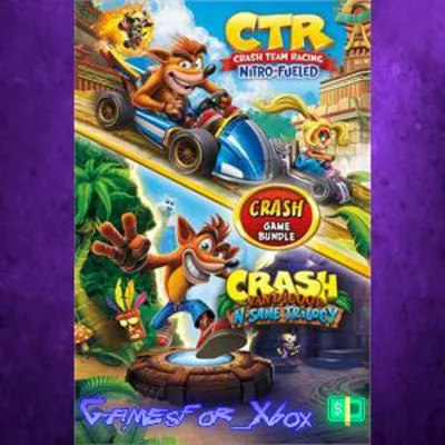 Crash Bandicoot Bundle - N. Sane Trilogy + CTR Nitro-Fueled XBOX - irongamers.ru