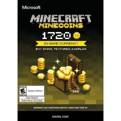 MINECRAFT COIN 1720 МАЙНКРАФТ КОИН МАИНКОИН MINECOIN - irongamers.ru