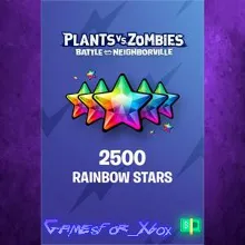 Plants vs. Zombies Battle for Neighborville – 2000 +500 Bonus Rainbow Stars XBOX DL