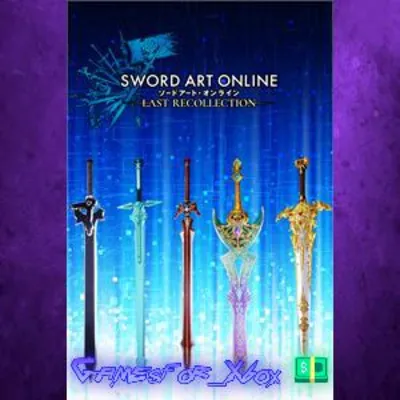SWORD ART ONLINE Last Recollection - Black Swordsman Swords Skins Set XBOX DLC - irongamers.ru