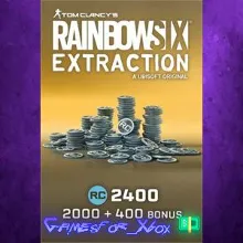 Tom Clancy’s Rainbow Six Extraction 2,400 REACT Credits XBOX DLC