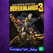 Borderlands 3 Gold Weapon Skins Pack XBOX DLC