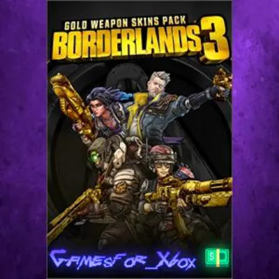 Borderlands 3 Gold Weapon Skins Pack XBOX DLC