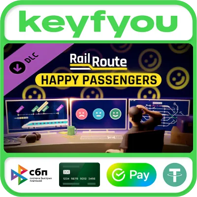 Rail Route - Happy Passengers / STEAM DLC КЛЮЧ - irongamers.ru