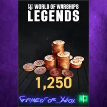 World of Warships Legends - 1,250 Doubloons XBOX DLC