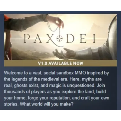 Pax Dei АВТОДОСТАВКА STEAM GLOBAL МГНОВЕННО ЛИЦЕНЗИЯ - irongamers.ru